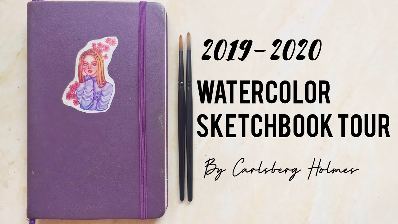 Watercolor Sketchbook Tour | Sketchbook Flip Through - YouTube