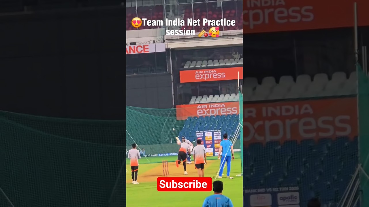 indian team practice session