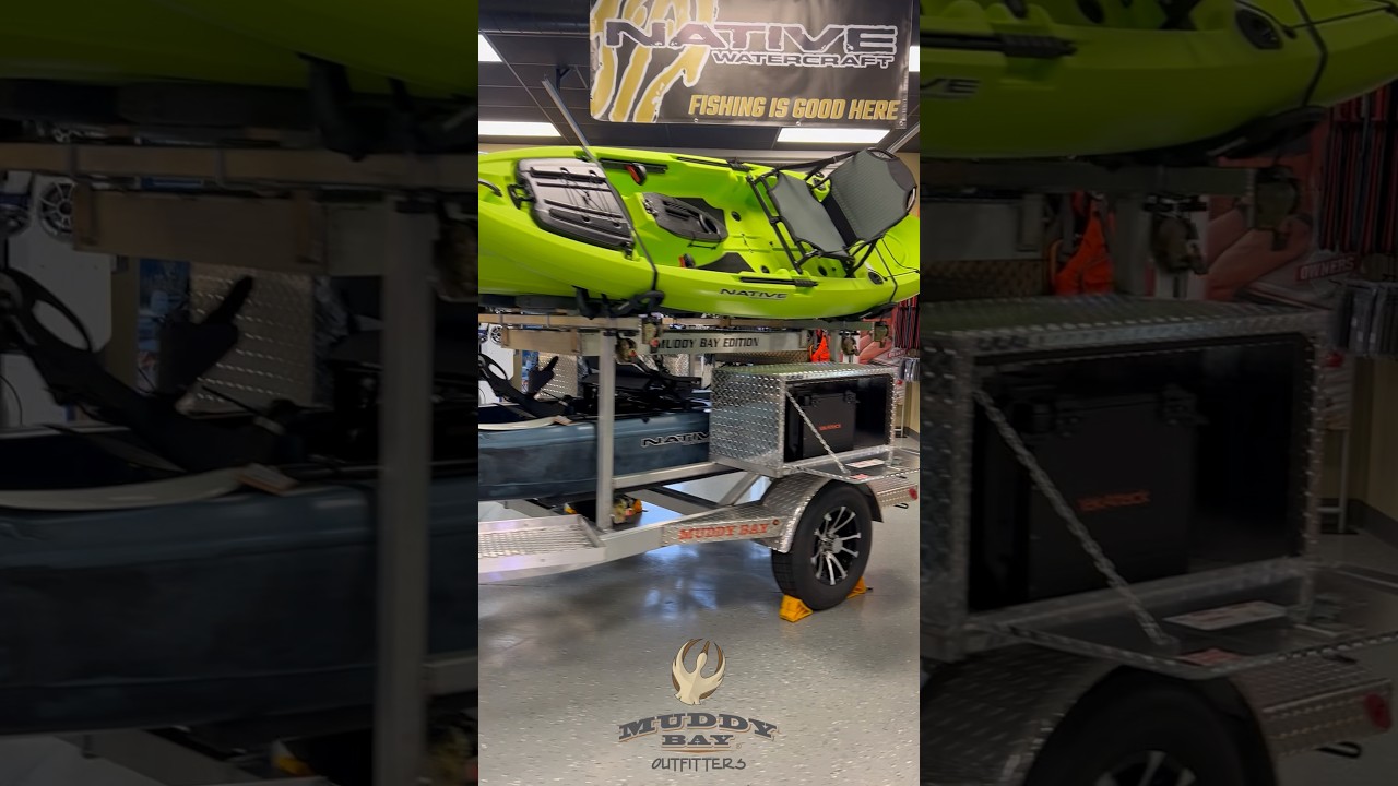 Introducing the MUDDY BAY Edition YakTrac Diamondplate Aluminum Overland Trailer. 