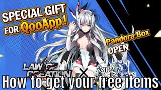 Astral Chronicles: How to get free items for Pandora's Qooapp Event screenshot 3