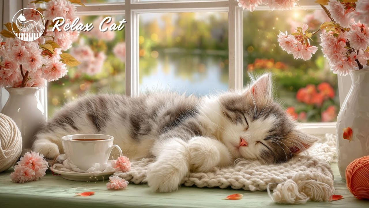 Healing Cat Music for Cats | Soft Calm Sounds to Reduce Anxiety, Stress & Rest Better