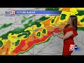 Heavy rain likely by Thursday