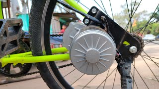 Build a powerful Electric Bicycle at home(PMDC 250W GEARED MOTOR)