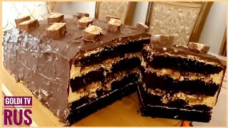 #ТОРТ #СНИКЕРС.Невероятно Вкусный Торт &quot;Сникерс&quot;.Snickers Chocolate Cake