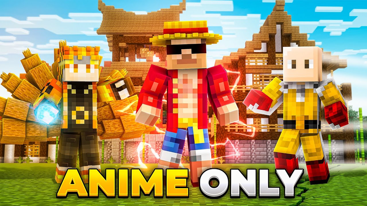 I Secretly Joined a 'ANIME ONLY' Minecraft Server..!