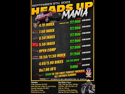 LIVE: Drag Racing