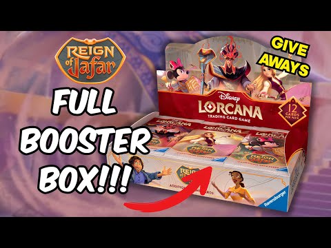 FULL Booster Box Opening – Reign of Jafar is HERE! | Disney