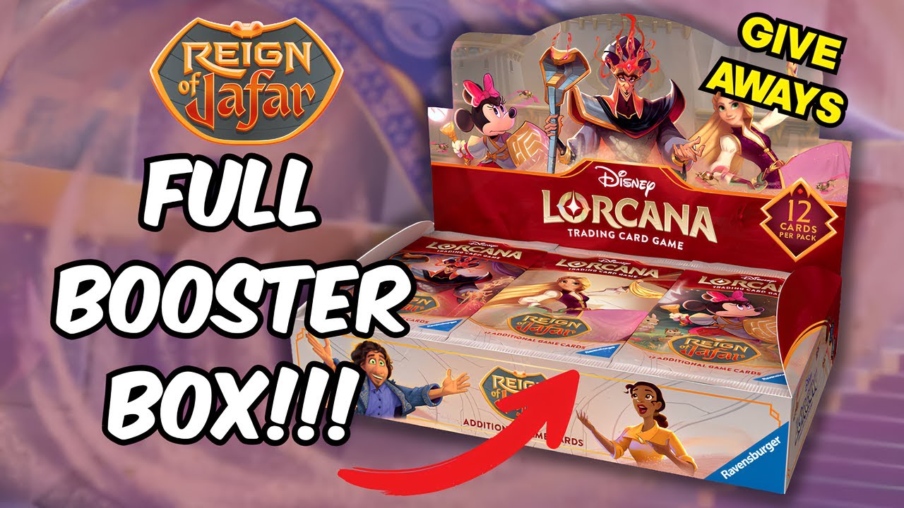 FULL Booster Box Opening  Reign of Jafar is HERE! | Disney Lorcana