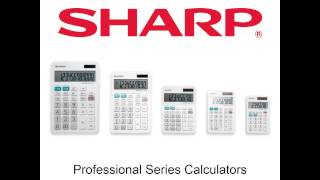 Sharp EL-244WB 8 Digit Professional Pocket Calculator