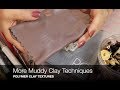 Wonderful Muddy Clay Textures ,Polymer Clay Ideas For Beginners and More ! a easy to follow tutorial