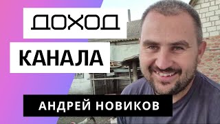 Андрей Новиков - Обзор канала. Сколько зарабатывает Youtube канал Андрей Новиков