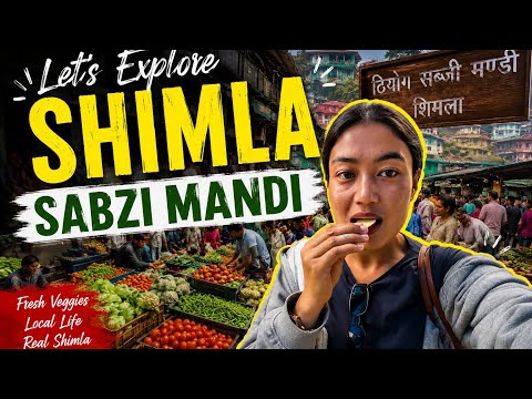 Exploring Shimla’s Sabzi Mandi | A walk Through the local market🫛🥬🥬🥕🫜#tibetanvlogger 