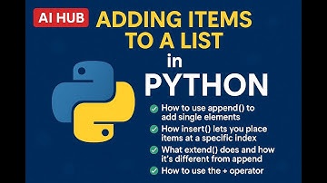 Python List | Video 2 | Append | Extend | Insert | Concatenation+