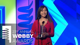 Girls Who Code's 5-Word Speech at the 23rd Annual Webby Awards