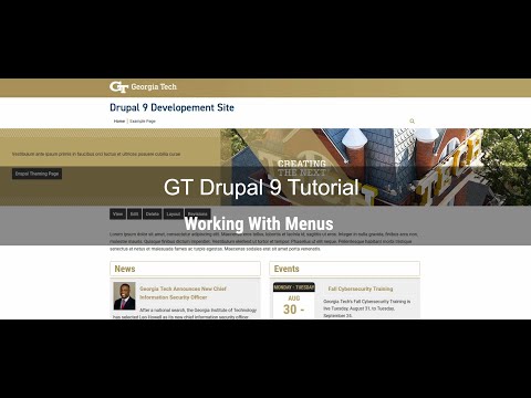 Drupal 9 Training Video  - Alert Tutorial