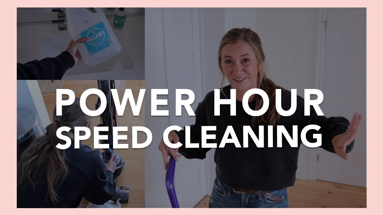 POWER HOUR SPEED CLEAN | The Cleaning Challenge You Need To Try