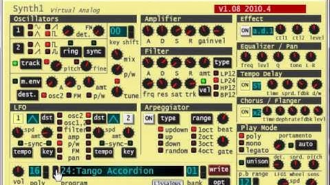Synth1 - Analog Vst Plugin