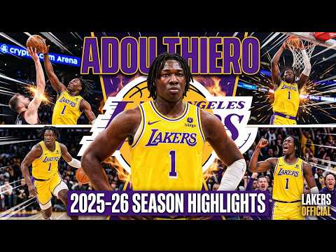 DER SPRING IST REAL! Adou Thiero: Highlights der Rookie-Saison der Lakers 2025/26