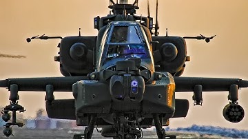 Apache Helicopter Traffic Pattern Training Flight