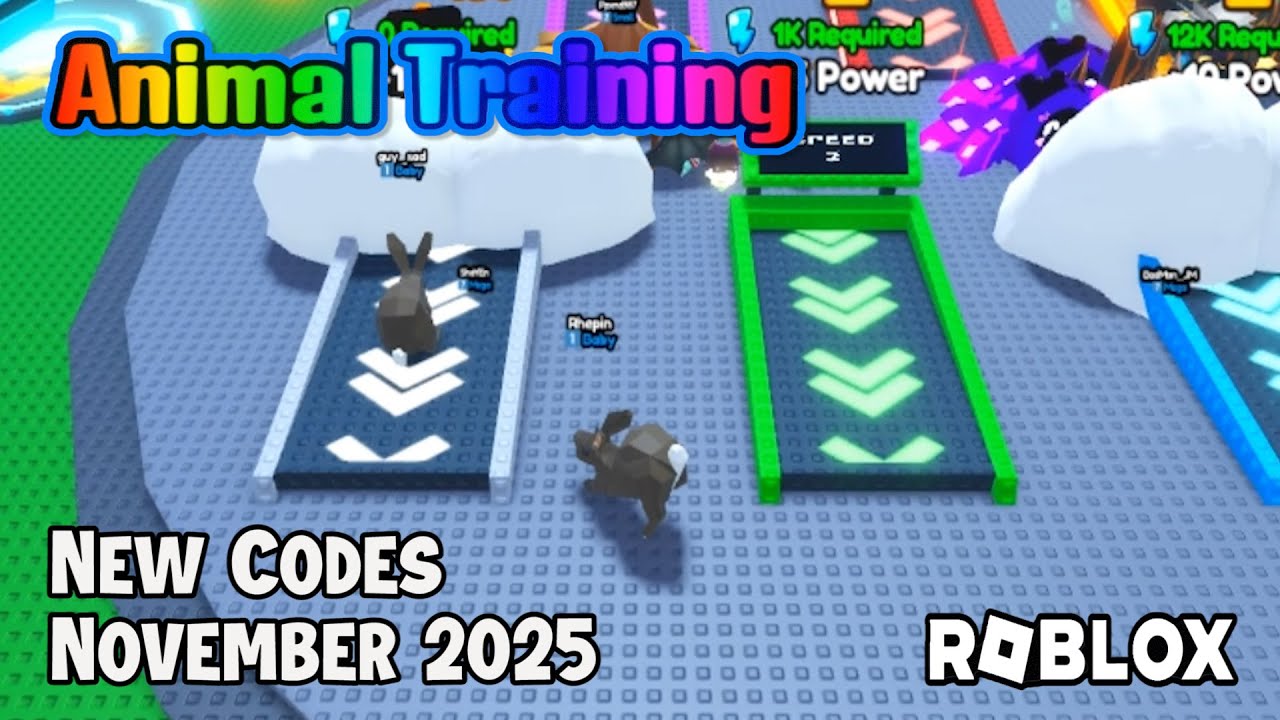 Roblox Animal Training New Codes November 2025 - YouTube