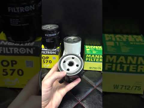 Обзор масляных фильтров Filtron, Mann, Базальт