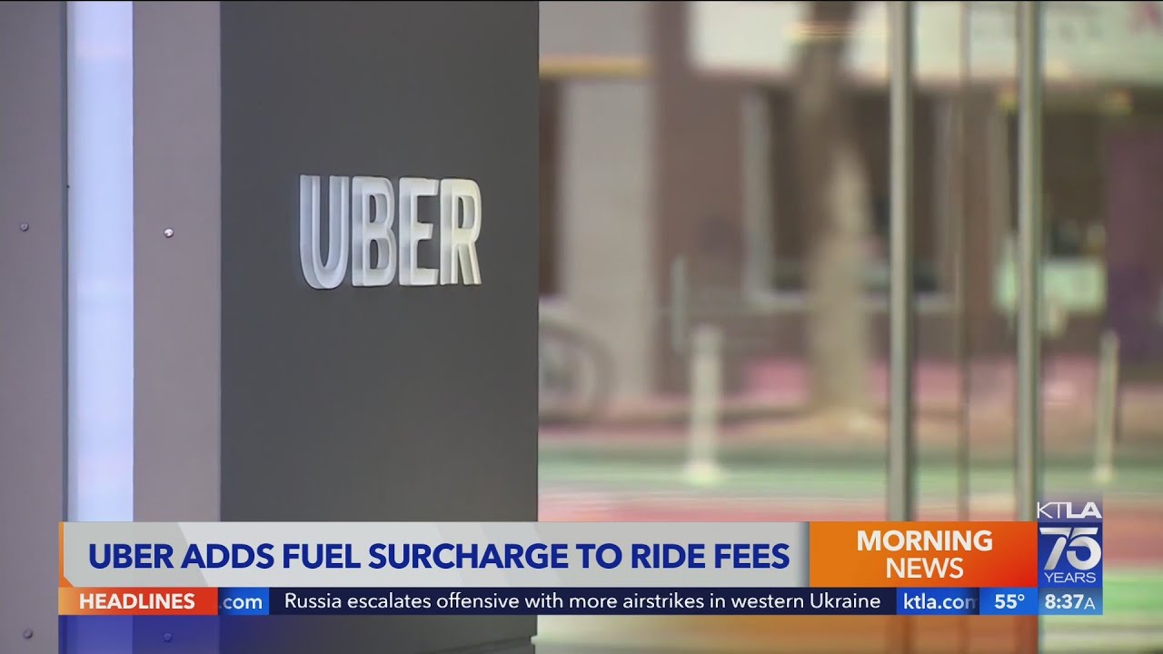Uber adding fuel surcharge to ride fees YouTube