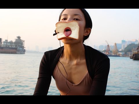 ASMR Smell & Sniff Bread Massage Mukbang Teaser, 油塘, 生命麵包，香港地方包，white noise in HK harbor