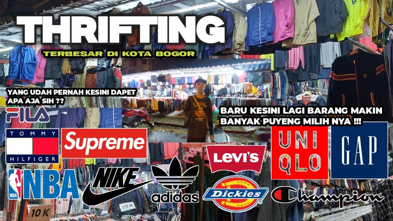 THRIFTING TERBESAR DI KOTA BOGOR - KALIAN YANG UDAH PERNAH KESINI DAPET APA AJA SIH???
