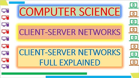Client Server Network | What Is Client Server Network | Computer Science Class 9 | Client And Server