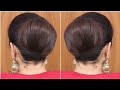 Beautiful ! Perfect Bun Hairstyle For Long Hair Girls | Very Easy Juda Hairstyle Using Rubber Band