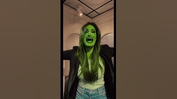 Thumbnail of The #SheHulk filter is giving Elphaba vibes 💚 #IdinaMenzel #shorts