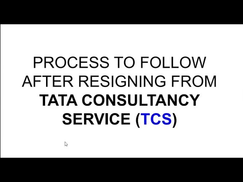 TCS RESIGNATION PROCESS EXPLAINED. STEPS TO FOLLOW IN NOTICE PERIOD. #TCS# #RESIGN#