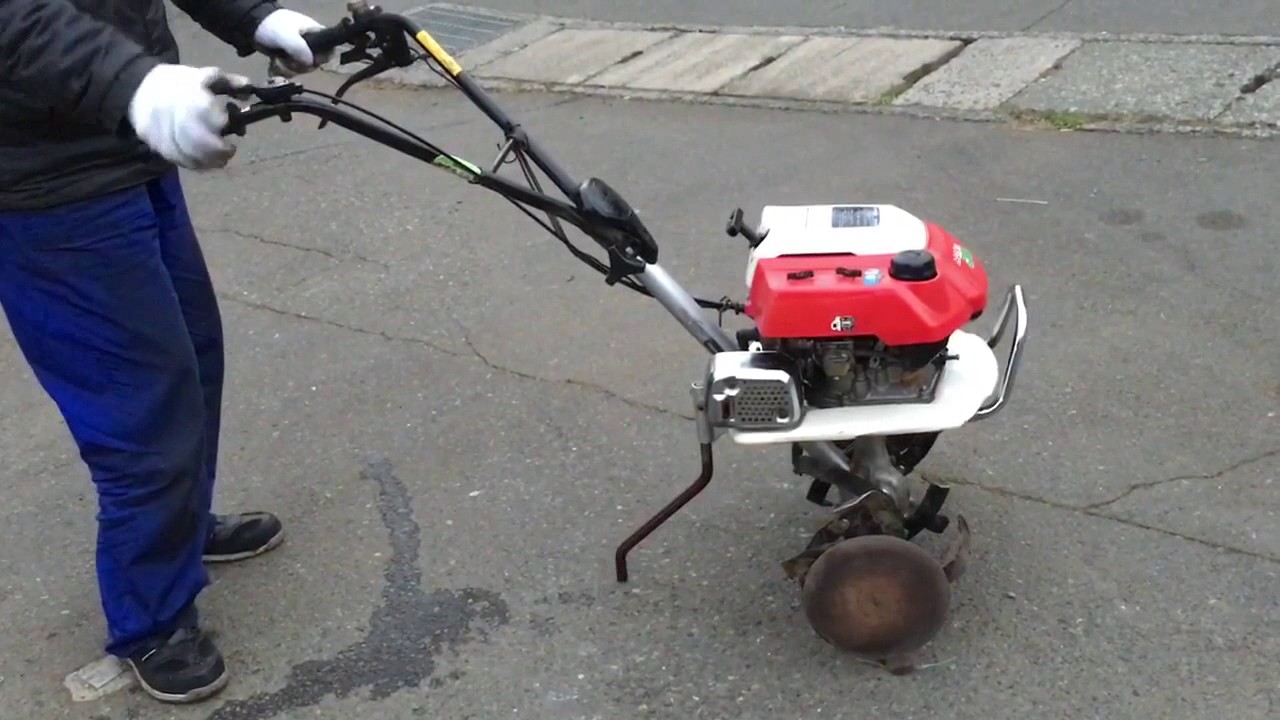 HONDA 耕運機 F210 こまめ COMAME 使ってみました - YouTube