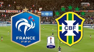 FIFA Women's World Cup 2019 Last 16 - France Vs Brazil - 23/06/19 - FIFA 19