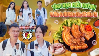 LÀM MÓN BA CHỈ CHIÊN GIÒN SỐT MẮM TỎI | Hai Anh Em Phần 653 | Phim Tình Cảm Học Đường Gãy Media