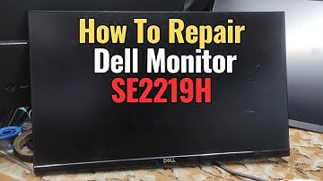 How To Repair Dell Monitor SE2219h Power | Created by Afjal Hossain