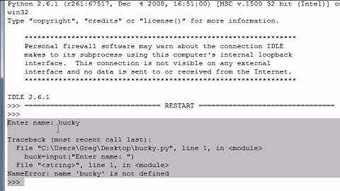 Python Programming Tutorial – 8 – Raw Input