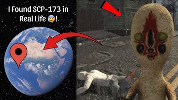 I Found SCP-173 in Real Life Caught On Google Earth and Google Maps 😰!