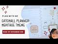 Plan With Me | Catchall Planner Setup for the Week of November 3rd