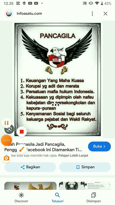 pancasila hanya satu tapi... #pancagila #kelakuanwargabumi