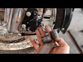 बाइक डिस्क ब्रेक रिपेयरिंग | ROYAL ENFIELD -BAJAJ -TVS - HONDA - KTM 👍 #bs6expertmechanic