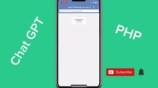 ChatGPT and PHP: programming has never been easier! Let's create a login page. screenshot 2