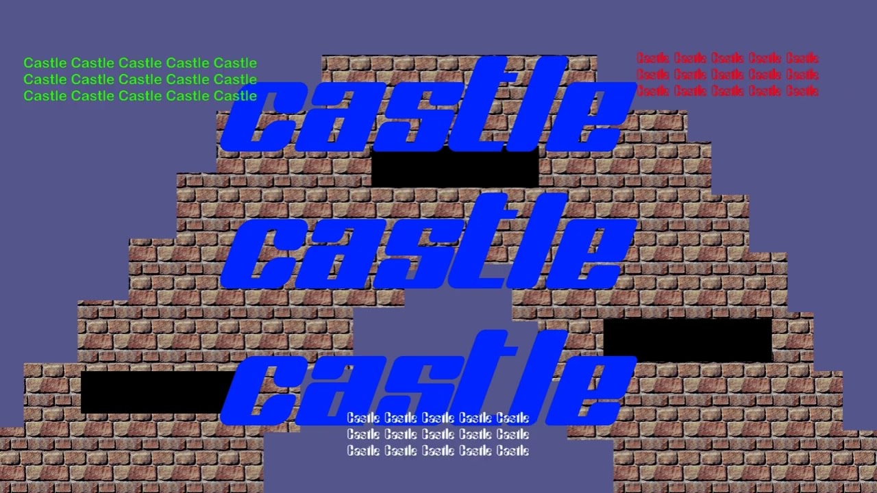 Crazy Text - Castle Text - Crazy Music