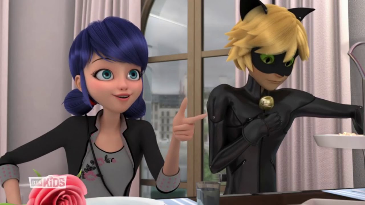 Miraculous Ladybug Weredad Papa Garou Cat Noir And Marinettes Date French