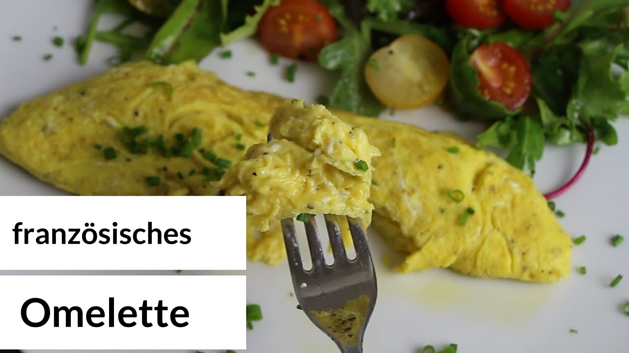 Grundrezept: klassisches, französisches Omelette - YouTube