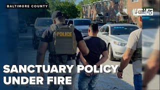 Baltimore County's sanctuary policy under fire after release of convicted offender