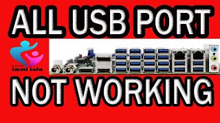 ALL USB PORTS NOT WORKING CASE STUDY