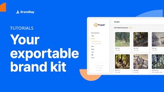 Your Exportable Brand Kit in BrandBay