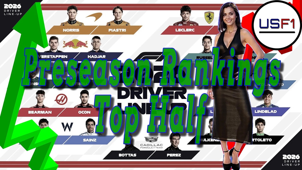 Preseason Top Half of Drivers Rankings - S02E04 - YouTube