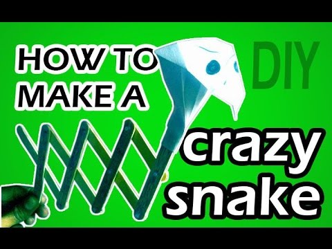 How To Make A Paper Cobra Snake With Popsicle Stick Easy That Sting